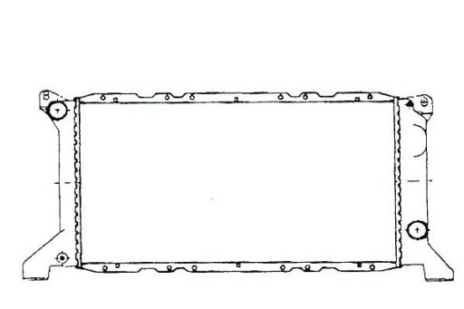 507373/NRF - Радиатор двигателя nrf ford transit, transit tourne