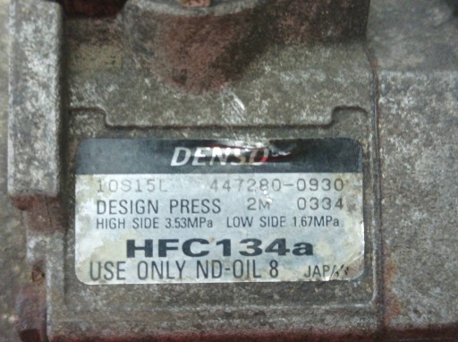 Klimakompressor klimaanlage 447280-0930 2.0 D Subaru Legacy V (2009-2014)