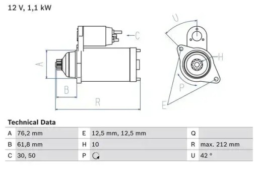 Стартер 0 986 020 230 bosch audi a3 8p/8pa/8p7