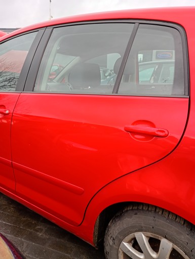 VW Golf 5 V plus 05-14 door left rear. rear part kod lakieru LY3D