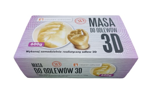 Маса ДЛЯ 3D виливків, копіювання частин тіла 600г