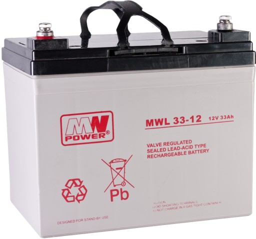 Аккумулятор agm mw power mwl 33-12 12 в 33 ач