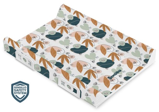 Жорсткий пеленальний килимок Sensilo 60 х 70 см білий