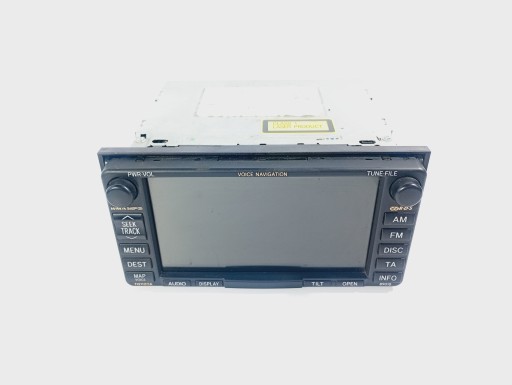 Radio original fehlt code OE 0866200910 TOYOTA Avensis T25 06-08