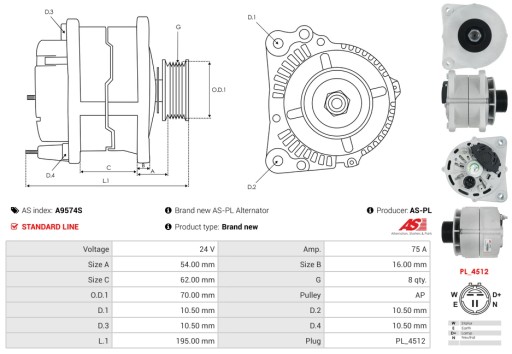 A9574S - Новий генератор as-pl