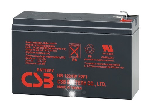 Аккумулятор csb hr1224wf2 hr1224wf2f1