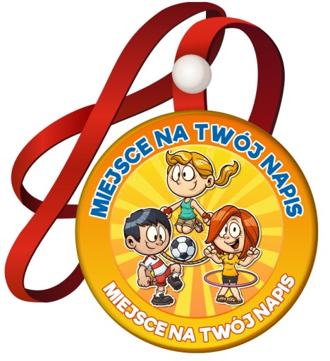 Медаль СПОРТИВНА ДИТЯЧА + ВАШ ІНДЕКС