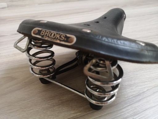 siodełko rowerowe vintage skórzane BROOKS B66