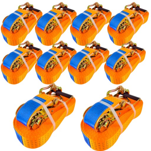 10x транспортний ремінь 5T 4M 50mm TUV 2024R. 5 тонн