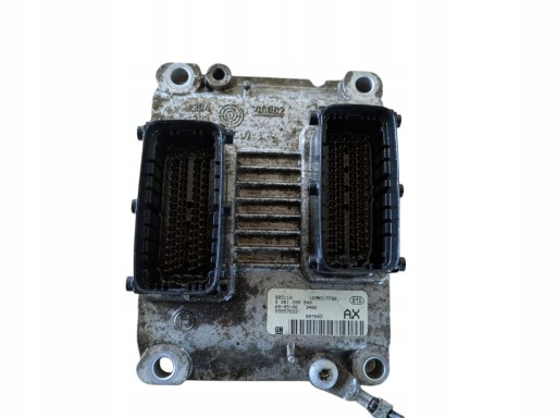 Контроллер двигателя opel corsa 1.2 16v 0261208940 55557933 топор