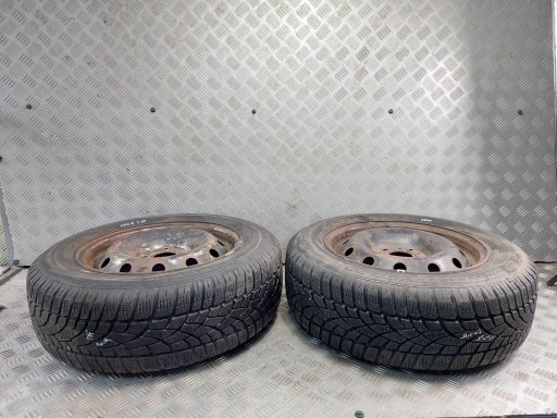 Reifen Rad Reifen + felni KOMPLET 2 SZT 195/65R15 DUNLOP SP WINTER SPORT