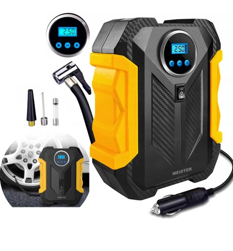 ПОРТАТИВНЫЙ АВТОМОБИЛЬНЫЙ КОМПРЕССОР НАСОС КОМПРЕССОР +