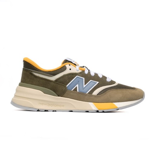 Buty New Balance, skórzane unisex zielone U997RBB 43