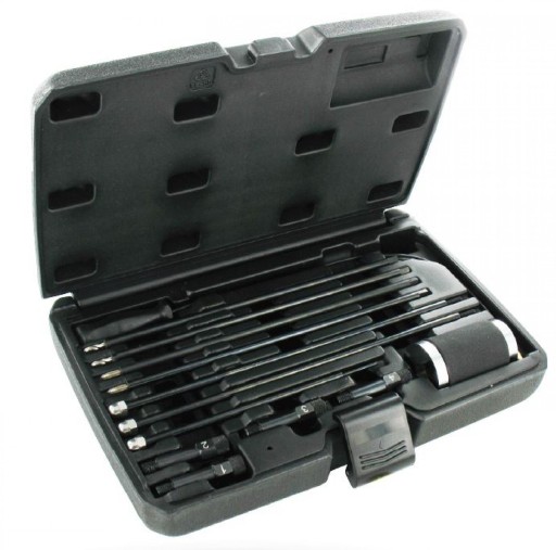 НАБІР ДЛЯ ВИЙМАННЯ ЗЛАМАНИХ СВІЧОК РОЗКАЛУ M8-M9-M10 PROFI HUBITOOLS