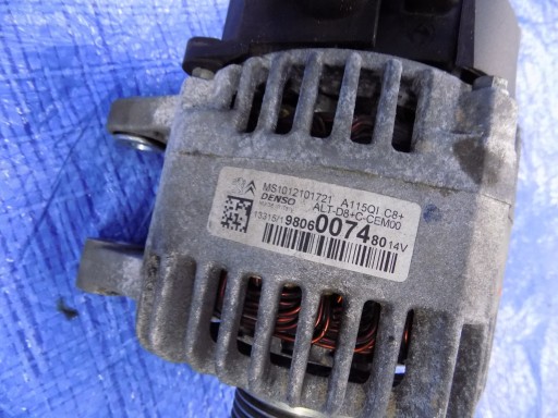 alternatore PEUGEOT 2008 15R 1,2THP 9806007480