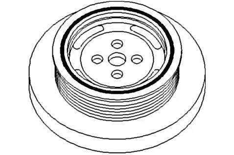 AV100487 - Шкив коленчатого вала