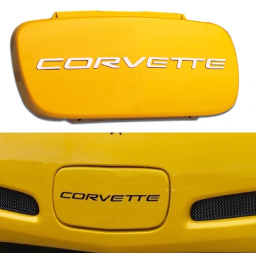 USA-EDI-C5-Y - ЭМБЛЕМА КРЫШКА БАМПЕРА ПЕРЕДНЯЯ ЖЕЛТАЯ CHEVROLET CORVETTE C5 97-04