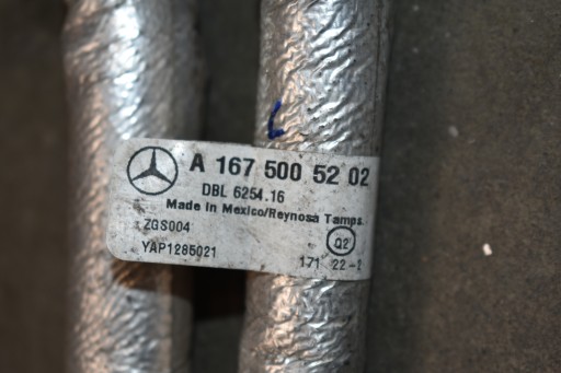 IDEALNA pipe wiring hose RURKI of the hose of water MERCEDES W167 X167 1