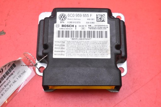 Module SENSOR Airbag Airbag 6C0959655F 0285012570 SKODA RAPID 12-17