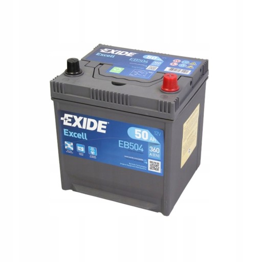 EB504 - Акумулятор EXIDE EXCELL 50Ah 360A P+