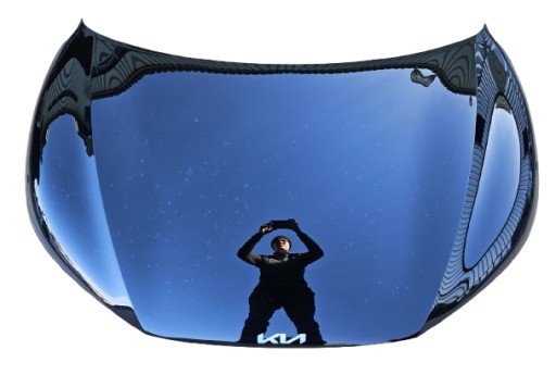 4 - Капот передній капот kia ev6 ev 6 приємно фарбувати