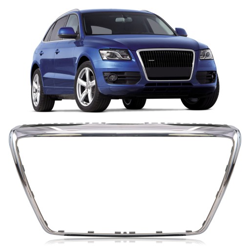 AUDI Q5 8R 2008-2012 ХРОМОВАНА РАМА РешіткаA 8R0853651AB