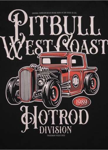 Koszulka Hotroad DVSN Pit Bull (S) Czarna 10410329468 Odzież Męska T-shirty HO FATVHO-4