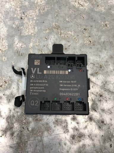 module control unit door left front MERCEDES W204 A2128203285