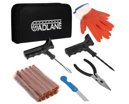 КОМПЛЕКТ ДЛЯ РЕМОНТА БЕСКАМЕРНЫХ ШИН 7 ШТ.