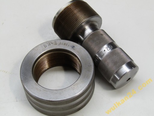 Проверка резьбы 62X2 мм внутр.Внешний правый 2в1