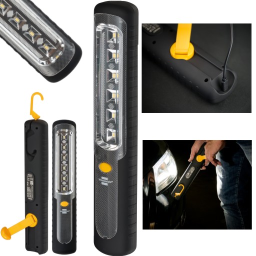 300LM Магнит Динамо USB перезаряжаемый светодиодный фонарик