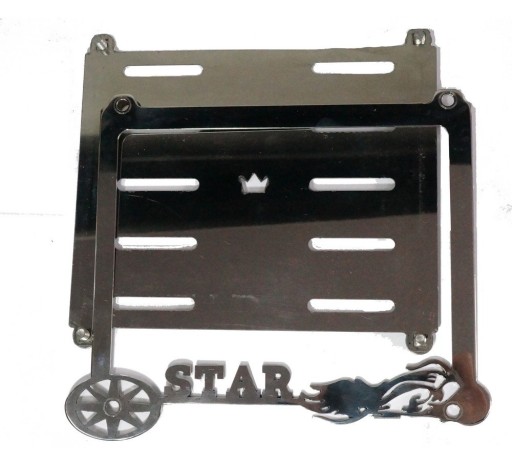 МЕТАЛЕВА ДЕКОРАТИВНА РАМКА V-STAR YAMAHA STAR