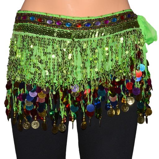 Танцювальний шарф Orientalhaus, універсальний розмір, зелений