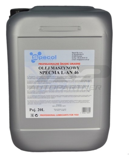 SPECOL L-AN 46 20L / МАШИННА МАСЛА 102251