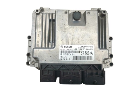 computer control unit of the engine PEUGEOT 508 and 1.6 THP 9677566780 0261S06632