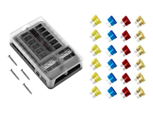 JRSPEC-EL-07 - Коробка з 12 запобіжниками