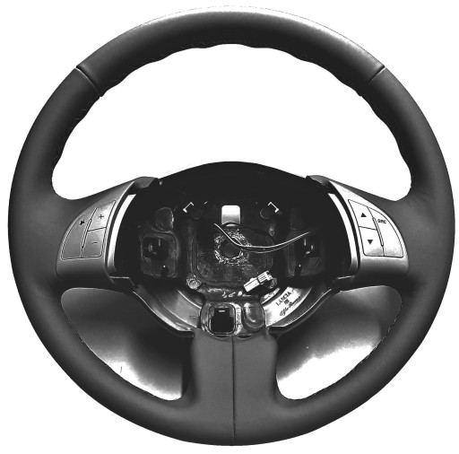 .225 - РУЛЬОВЕ КОЛЕСО FIAT 500 (2007-2015) ОБШИВКА ШКІРА