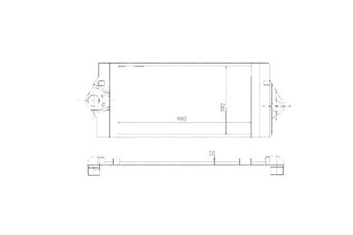 30893 8ML376723221 - ИНТЕРКУЛЕР NRF RENAULT LAGUNA 2.2DCI NRF