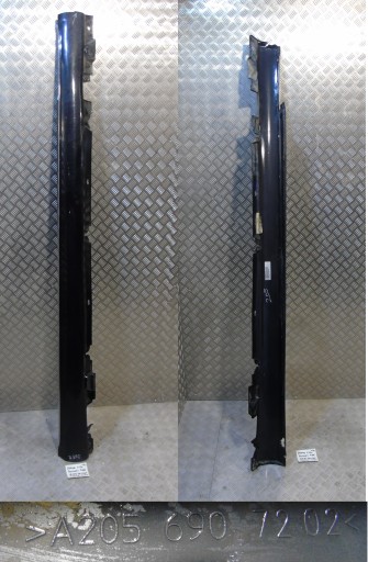 moulding threshold right MERCEDES W205 1