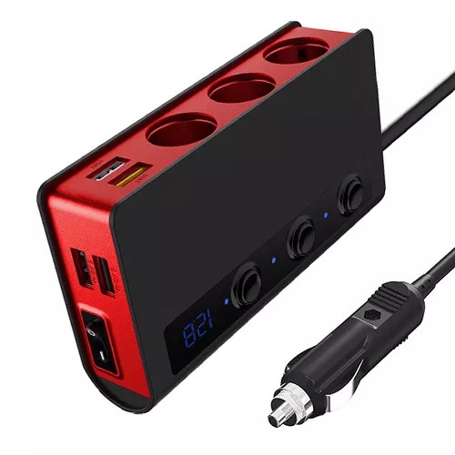 12V / 24V Quick Charge 3.0 Cigarette Lighter Split