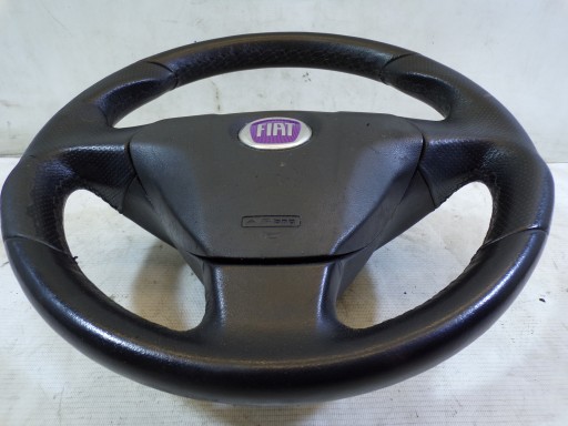 steering wheel, Z airbag FIAT BRAVO 2 II leather (1)