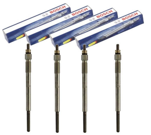 0 250 - Комплект свечей накаливания bosch 0250204001 - 4 шт.