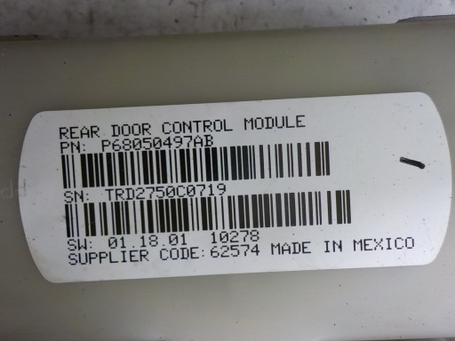 CHRYSLER GRAND VOYAGER V module door P68050497AB
