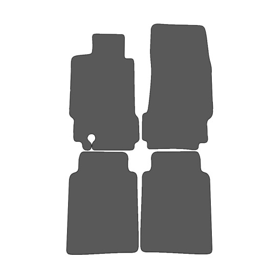 MASERATI QUATTROPORTE 2004-2012 Велюрові килимки