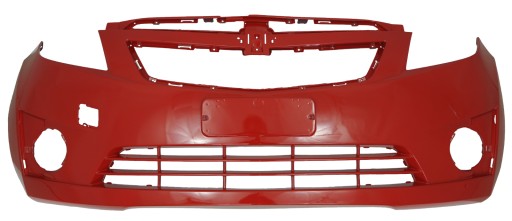 250207-1-GGE - Chevrolet Spark 2010-2012 Бампер передний GGE Super Red Rot