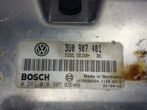 running board STARTOWY SKODA SUPERB and 2.5 TDI 3U0907401 0281010905