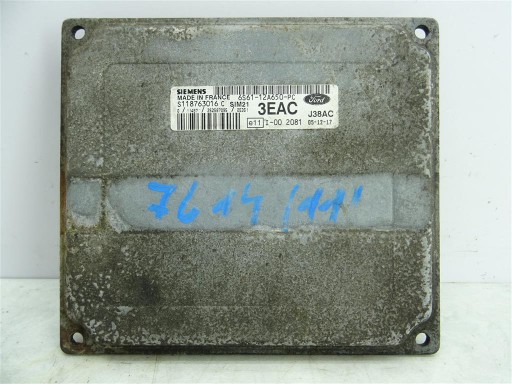 Компьютерный контроллер двигателя ford fiesta mk6 2002-2008 1.3 b s118763016c