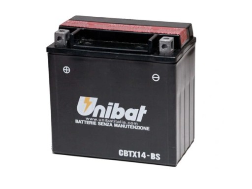 CBTX14-BS - Акумулятор 12AH 200A Unibat AGM L+