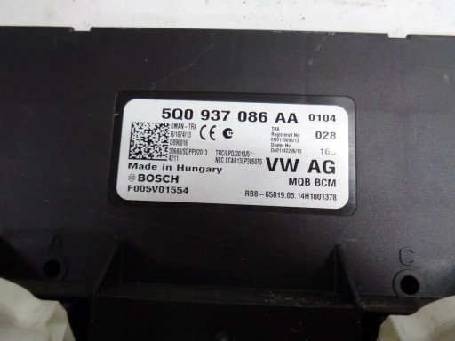 VW GOLF 7 OCTAVIA III MODUL BEDIENTEIL KOMFORTU