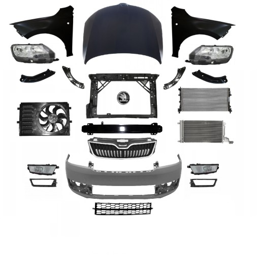 5JB941015 - SKODA RAPID ЛАМПА КРИЛА ПЕРЕДНЬОГО КАПОТУ РЕМЕНЬ БАМПЕРА